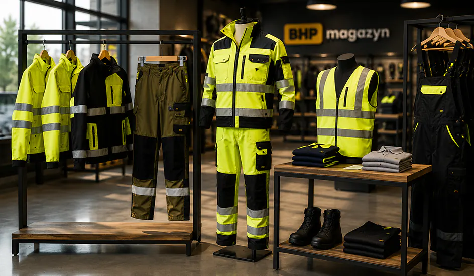 Odzież robocza BHP – kurtki ostrzegawcze, spodnie, kamizelka i odzież do pracy
