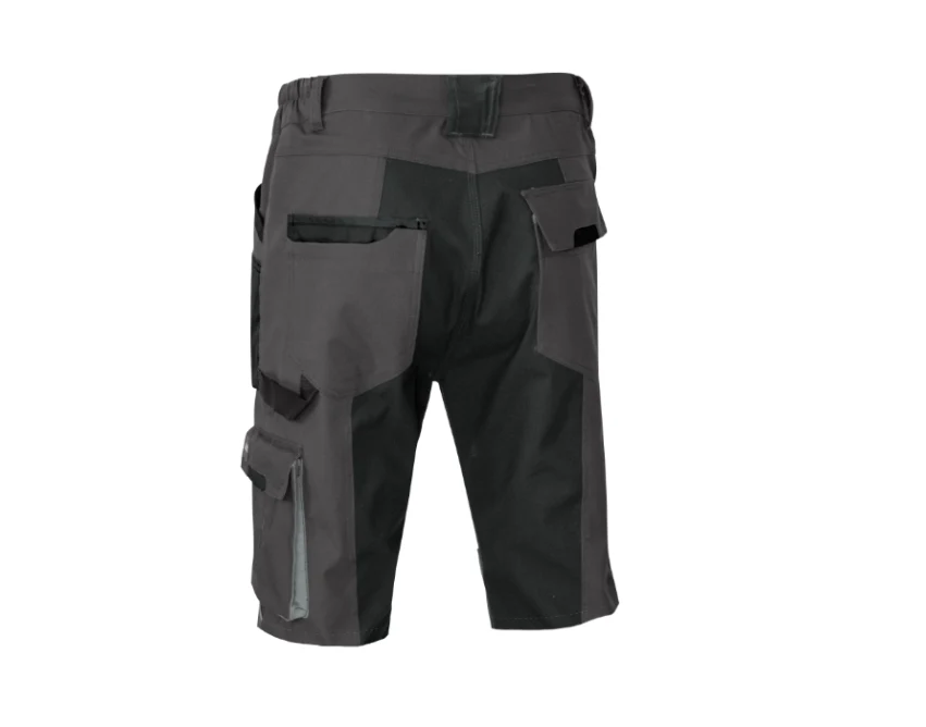 Krótkie spodnie robocze stretchowe CLASSIC 100 Slim męskie szare