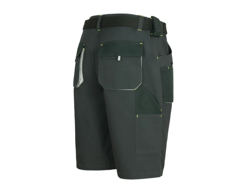 Spodenki robocze CLASSIC Grey męskie z potrójnymi szwami