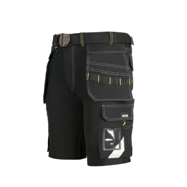 Spodnie krótkie robocze CLASSIC 4 Dynamic Black softshell czarne