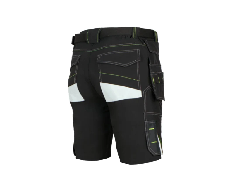 Spodnie krótkie robocze CLASSIC 4 Dynamic Black softshell czarne