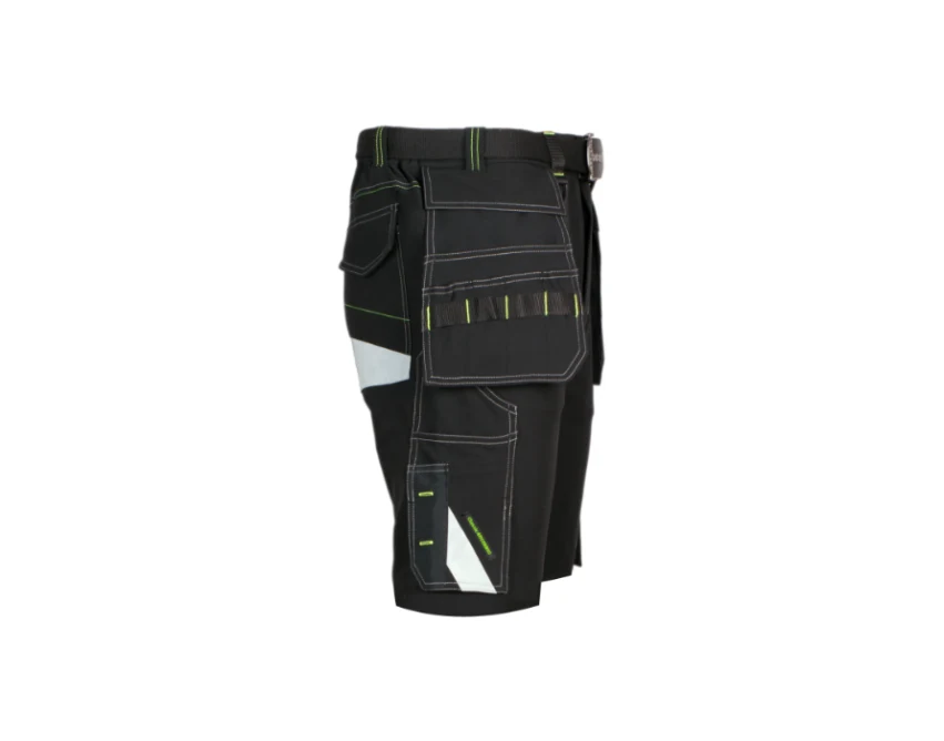 Spodnie krótkie robocze CLASSIC 4 Dynamic Black softshell czarne