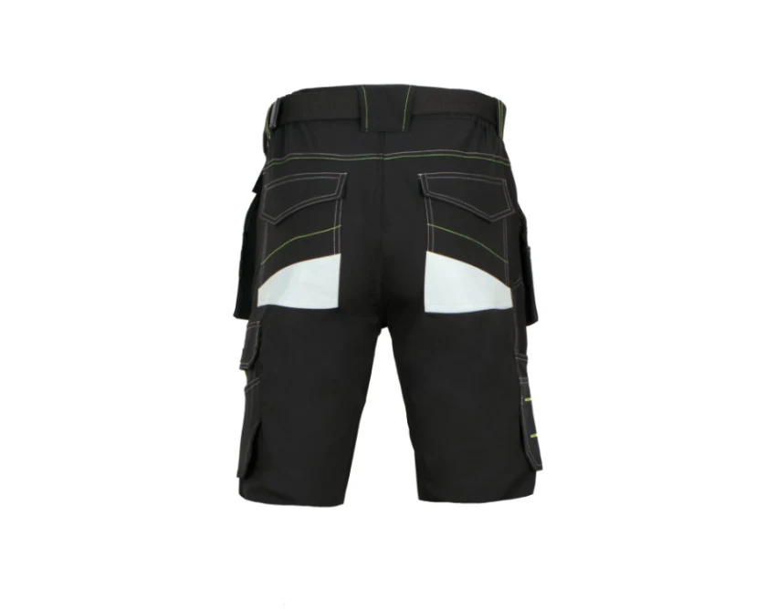 Spodnie krótkie robocze CLASSIC 4 Dynamic Black softshell czarne