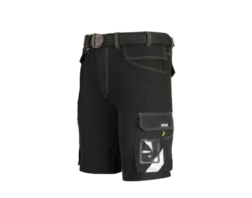 Spodnie krótkie robocze CLASSIC 4 Dynamic Black softshell czarne