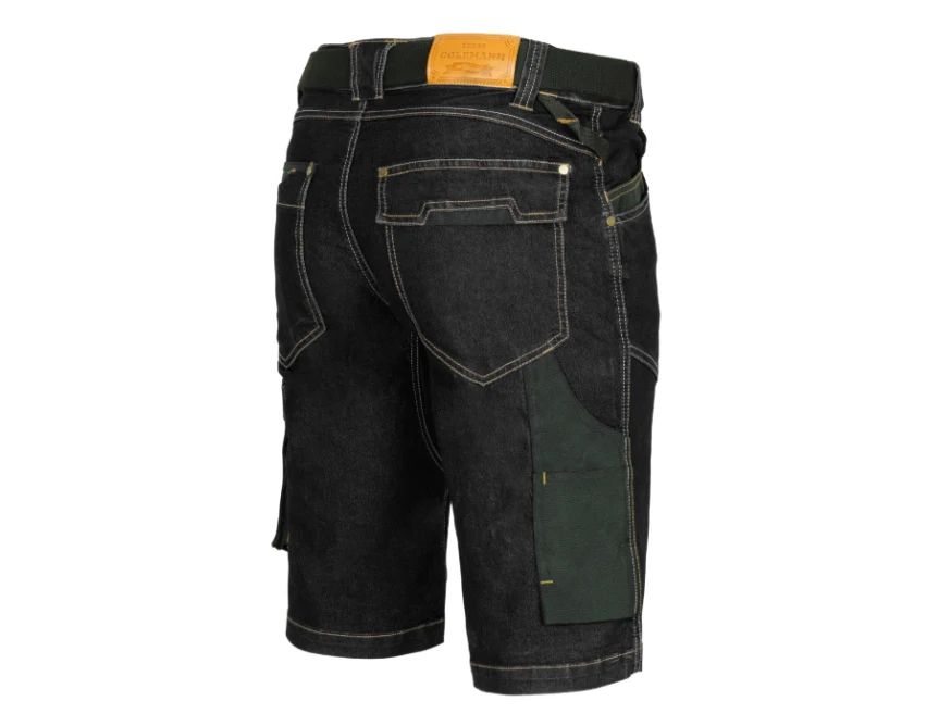 Krótkie spodnie robocze męskie COLEMANN Jeans czarne