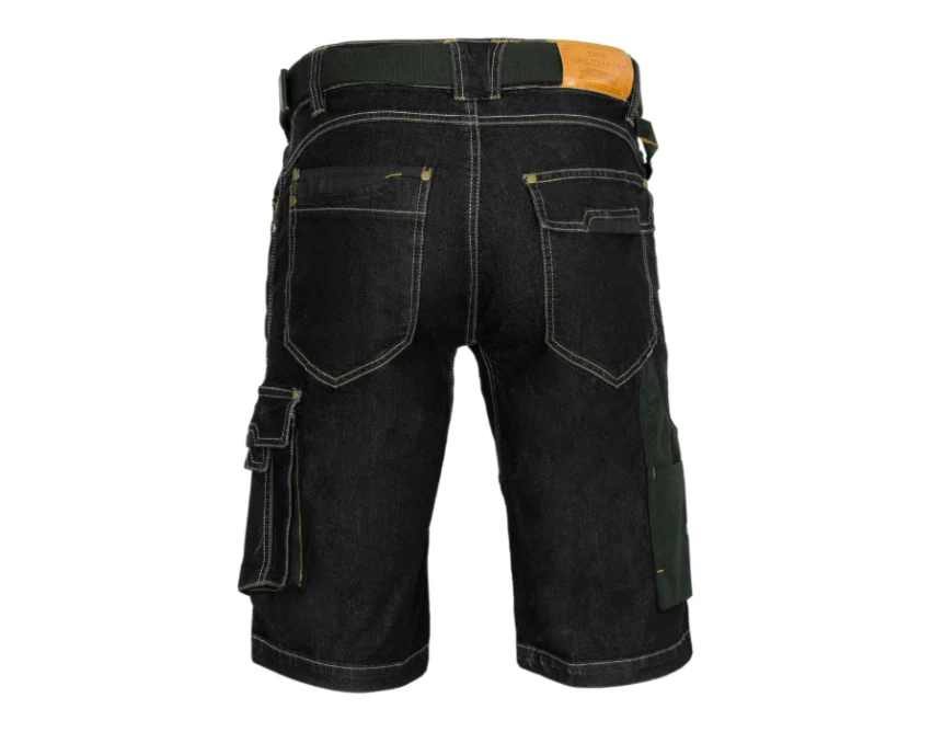 Krótkie spodnie robocze męskie COLEMANN Jeans czarne