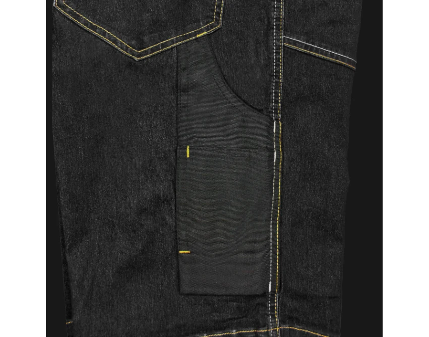 Krótkie spodnie robocze męskie COLEMANN Jeans czarne