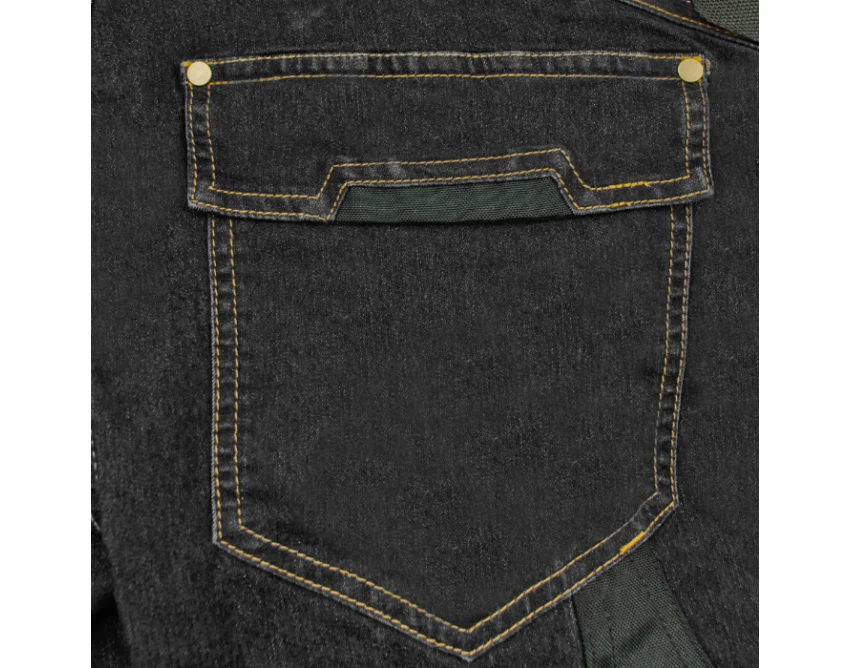 Krótkie spodnie robocze męskie COLEMANN Jeans czarne