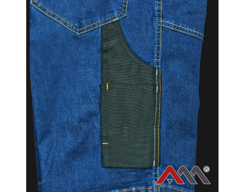 Spodenki robocze jeansowe COLEMANN Jeans Blue męskie niebieskie