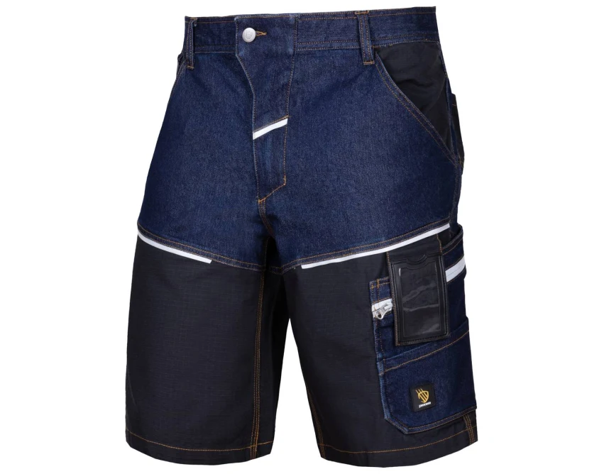 Spodenki robocze Procera LANDER Spandex Jeans męskie ciemnoniebiesko-czarne