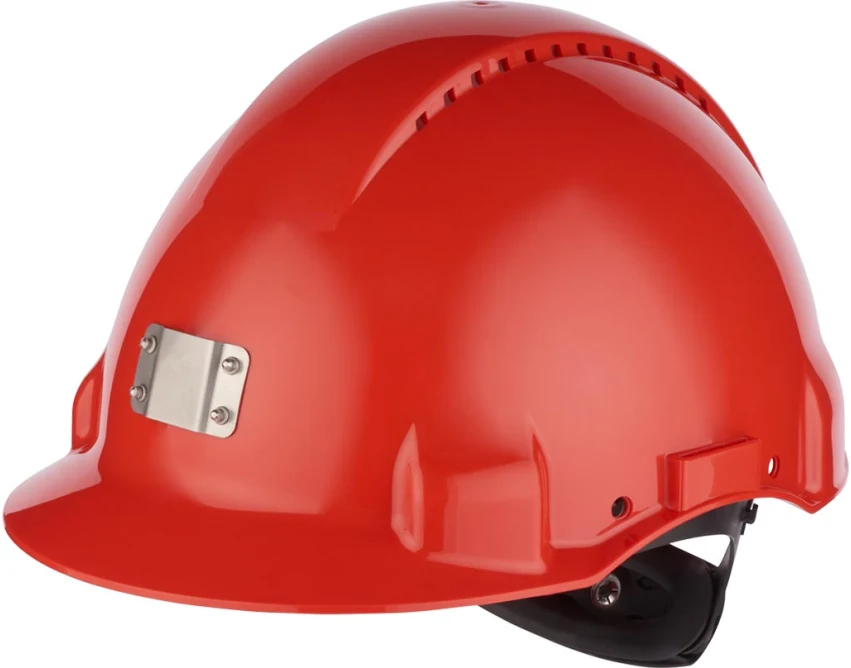 Hełm ochronny 3M G3000 czerwony wentylowany HDPE