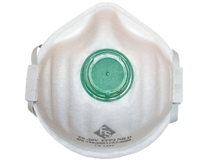 Półmaska filtrująca Filter Service FS-20 V FFP2 NR D bez metalu, karton 400 szt.