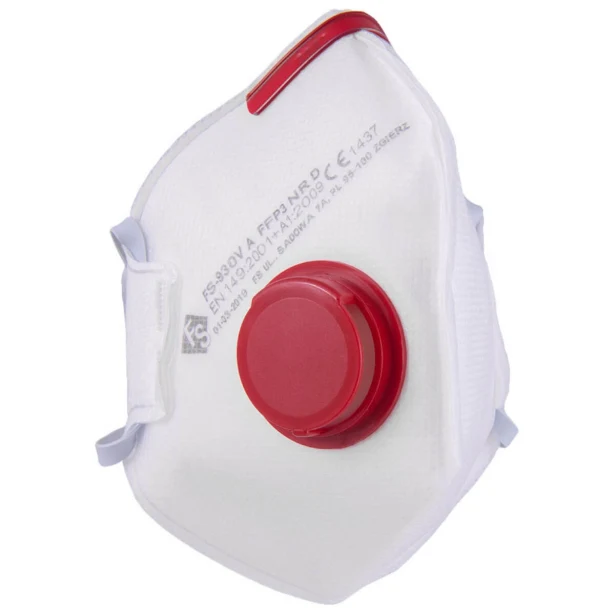 Półmaska filtrująca Filter Service FS-930V FFP3 NR D biała z zaworem