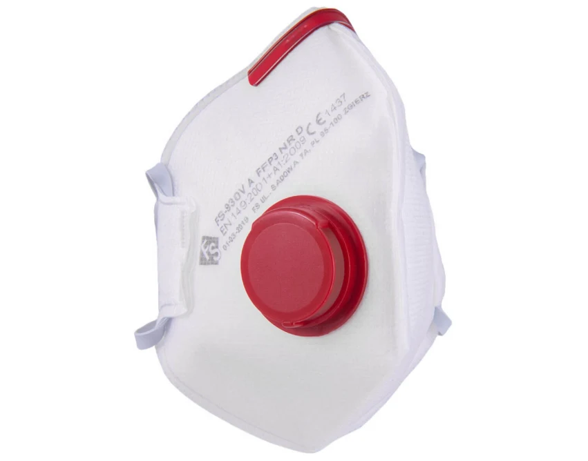 Półmaska filtrująca Filter Service FS-930V FFP3 NR D biała z zaworem