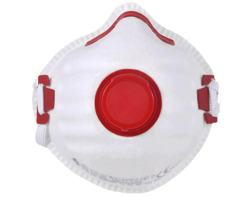 Maska przeciwpyłowa Filter Service FS-O/30 V z zaworem, biała-czerwona