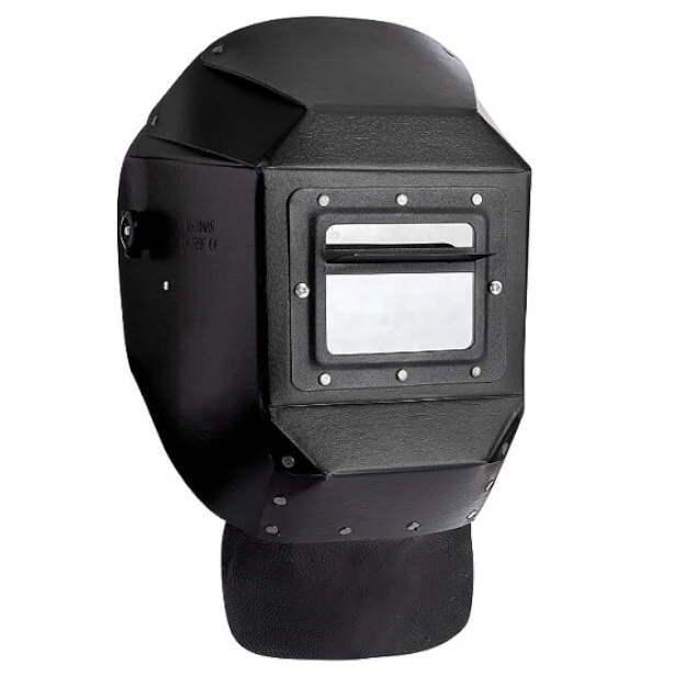 Przyłbica spawalnicza Techmar PS-3 z filtrem DIN 5–13 i skórzanym fartuchem