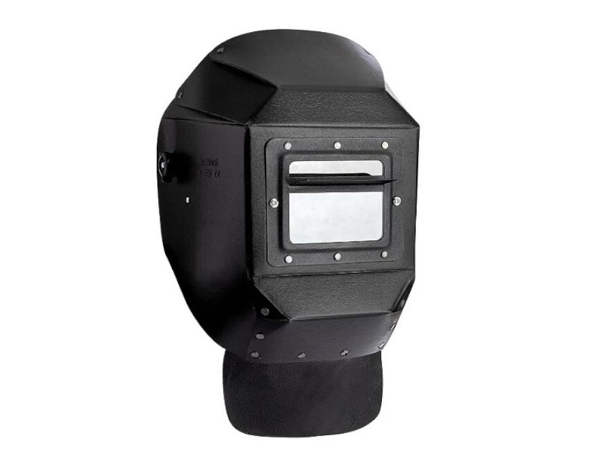 Przyłbica spawalnicza Techmar PS-3 z filtrem DIN 5–13 i skórzanym fartuchem