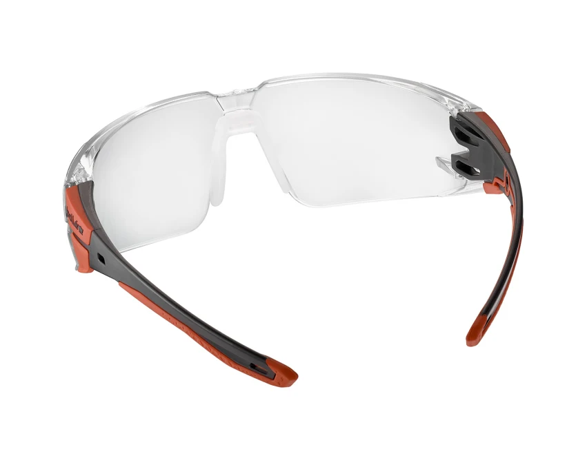 Okulary ochronne Bolle RUSH 2.0 przezroczyste czarno-czerwone