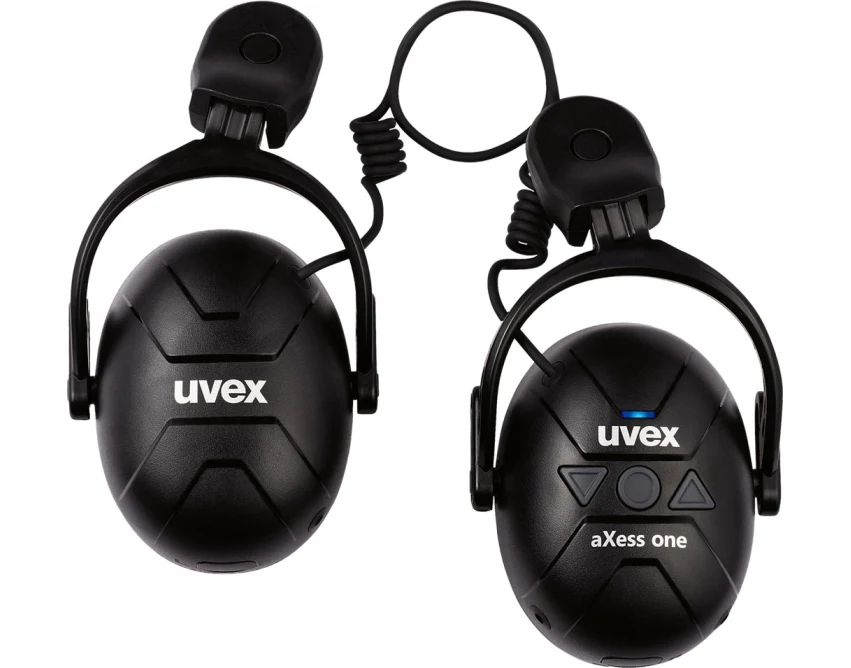 Nauszniki ochronne z Bluetooth Uvex AXESS ONE bagnetowe czarne