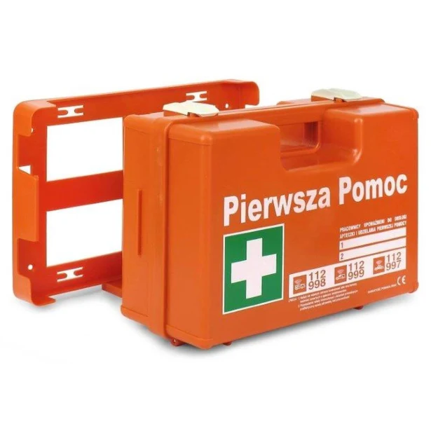 Apteczka mobilna Pk-Mot K-20 z wieszakiem, pomarańczowa