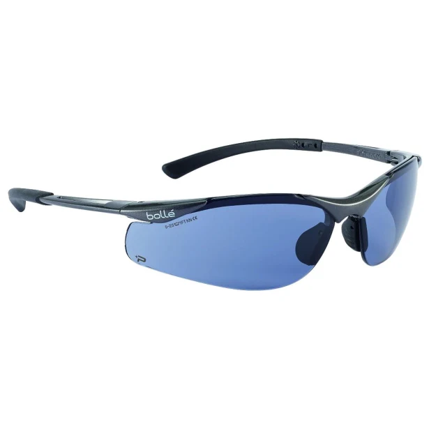 Okulary ochronne Bollé CONTOUR przyciemniane czarno-niebieskie