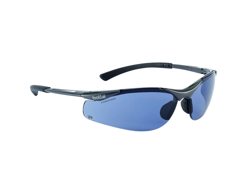 Okulary ochronne Bollé CONTOUR przyciemniane czarno-niebieskie