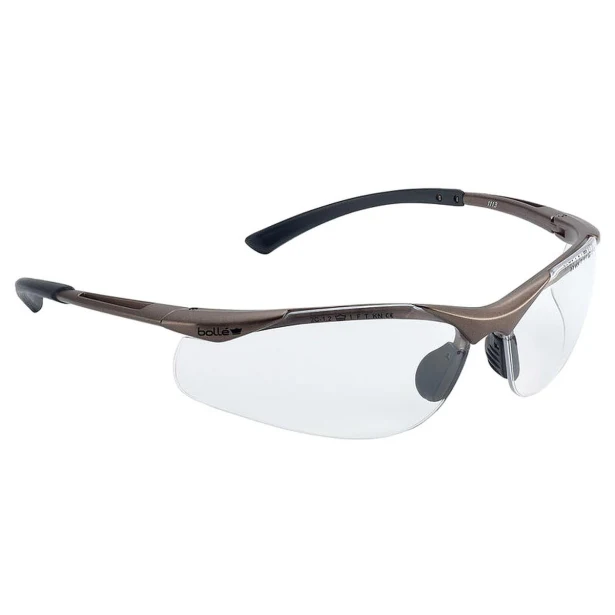 Okulary monterskie Bolle Contour przezroczyste powłoka PLATINUM
