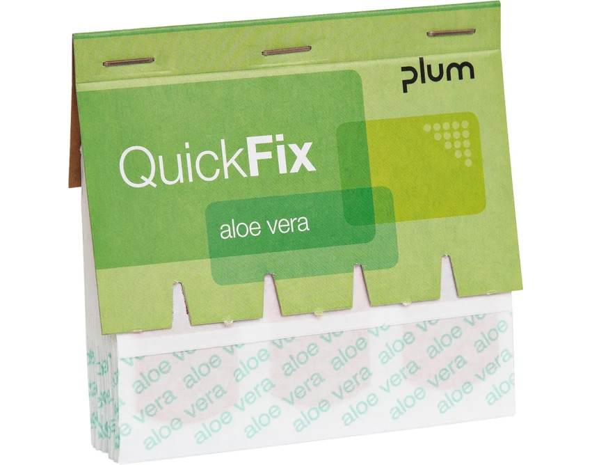 Aloesowe plastry Quick Fix Plum, oddychające, 45 sztuk
