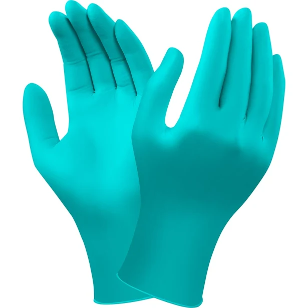 Rękawice nitrylowe Ansell Touch N Tuff 92-600 zielone jednorazowe