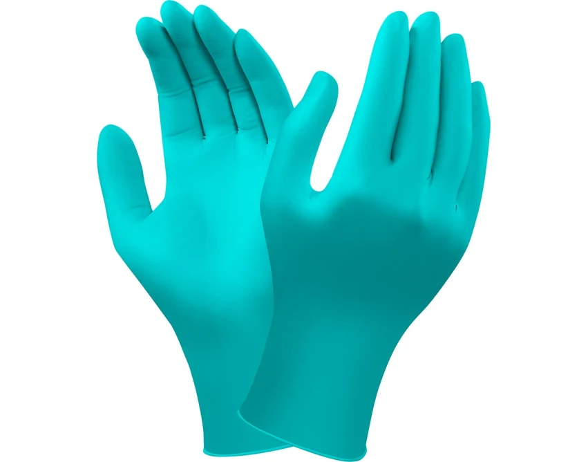 Rękawice nitrylowe Ansell Touch N Tuff 92-600 zielone jednorazowe
