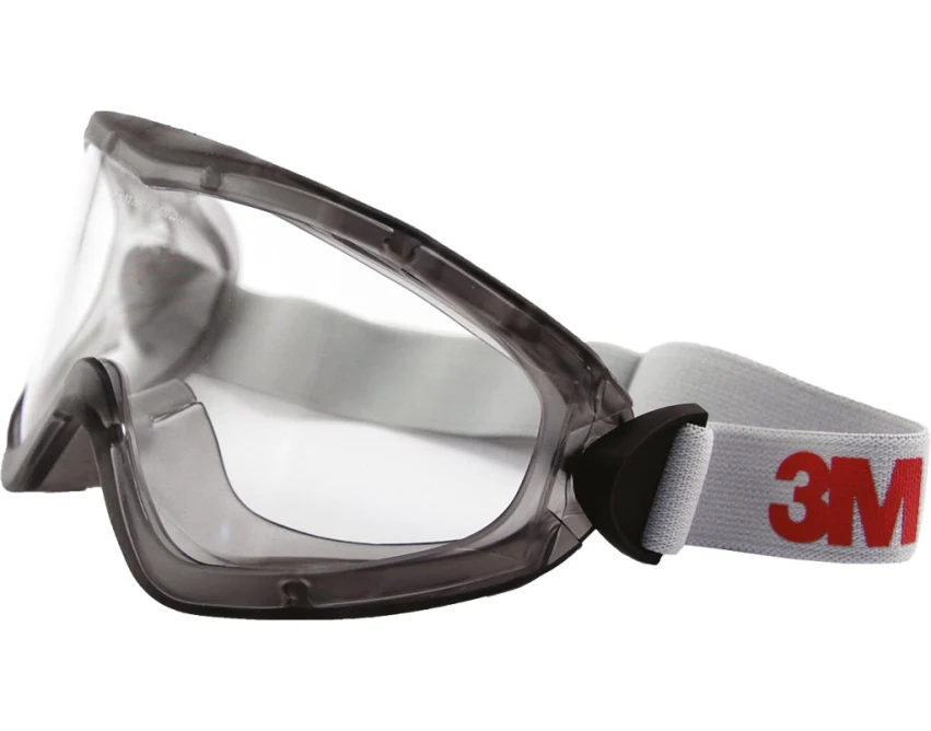 Gogle ochronne 3M 2890S z uszczelnieniem i powłoką K/N