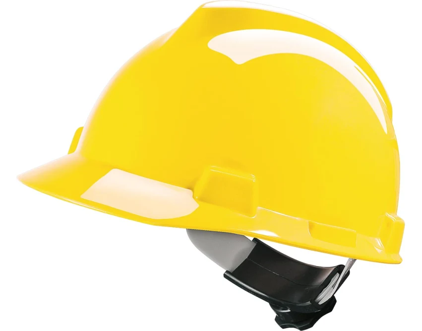 Hełm ochronny Msa V-Gard antystatyczny żółty HDPE