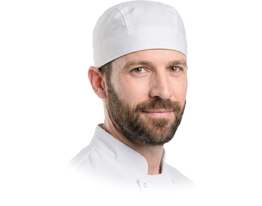 Bandanka kucharska Reis biała bawełniana