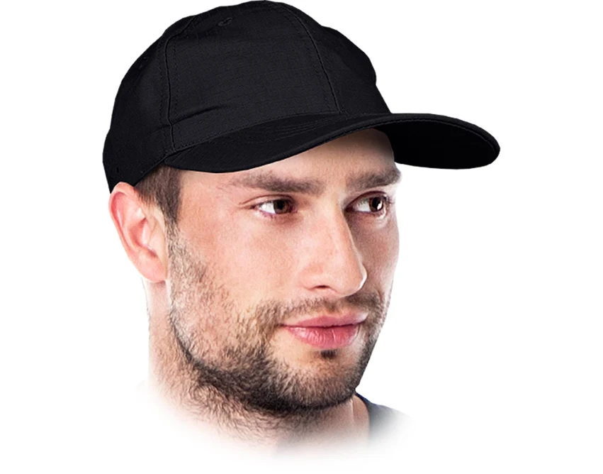 Czapka z daszkiem robocza Reis Tactical Guard czarna rip-stop