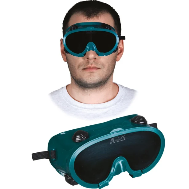 Gogle do spawania Reis zielone wentylowane F 45 m/s
