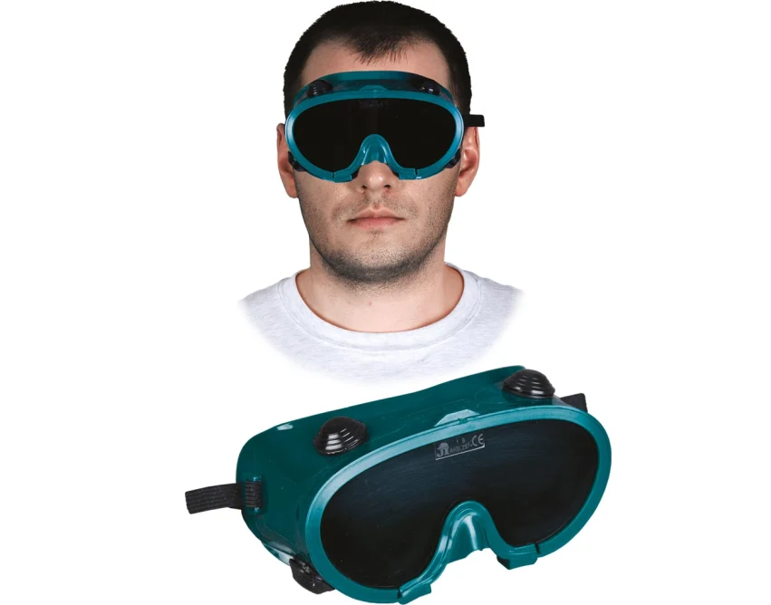 Gogle do spawania Reis zielone wentylowane F 45 m/s