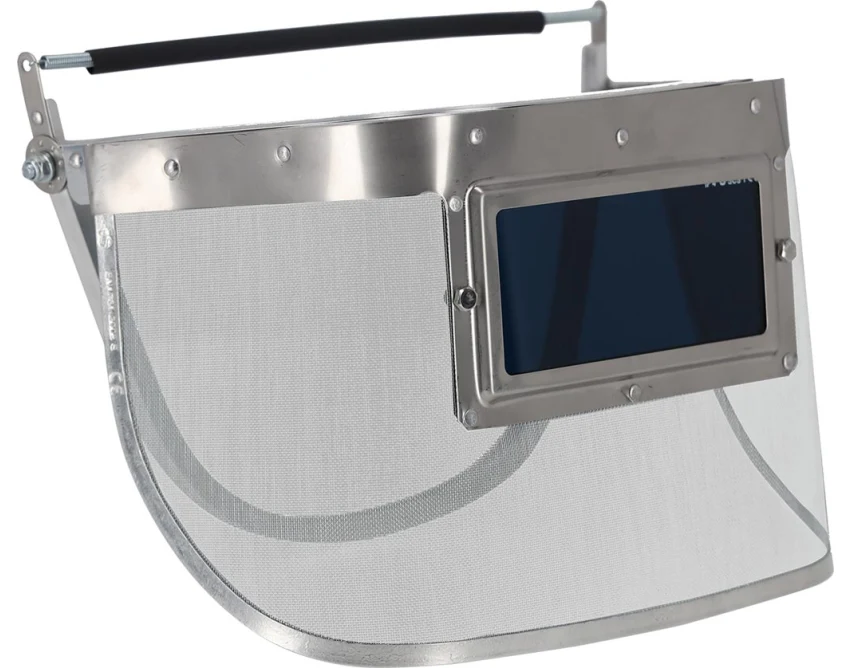 Przyłbica siatkowa Jedrzej Sniadecki 4-N OCAM-711 z filtrem IR 120×60 mm