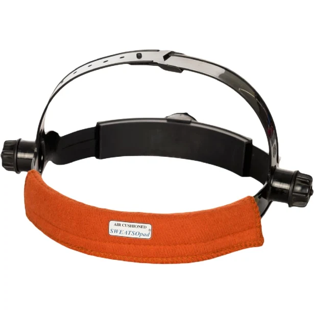Opaska przeciwpotna bawełniana Weldas 20-3100V SweatsOpad® pomarańczowa 2 szt.
