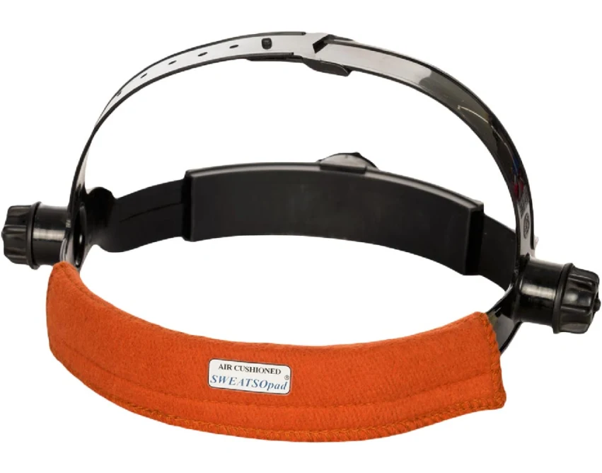 Opaska przeciwpotna bawełniana Weldas 20-3100V SweatsOpad® pomarańczowa 2 szt.