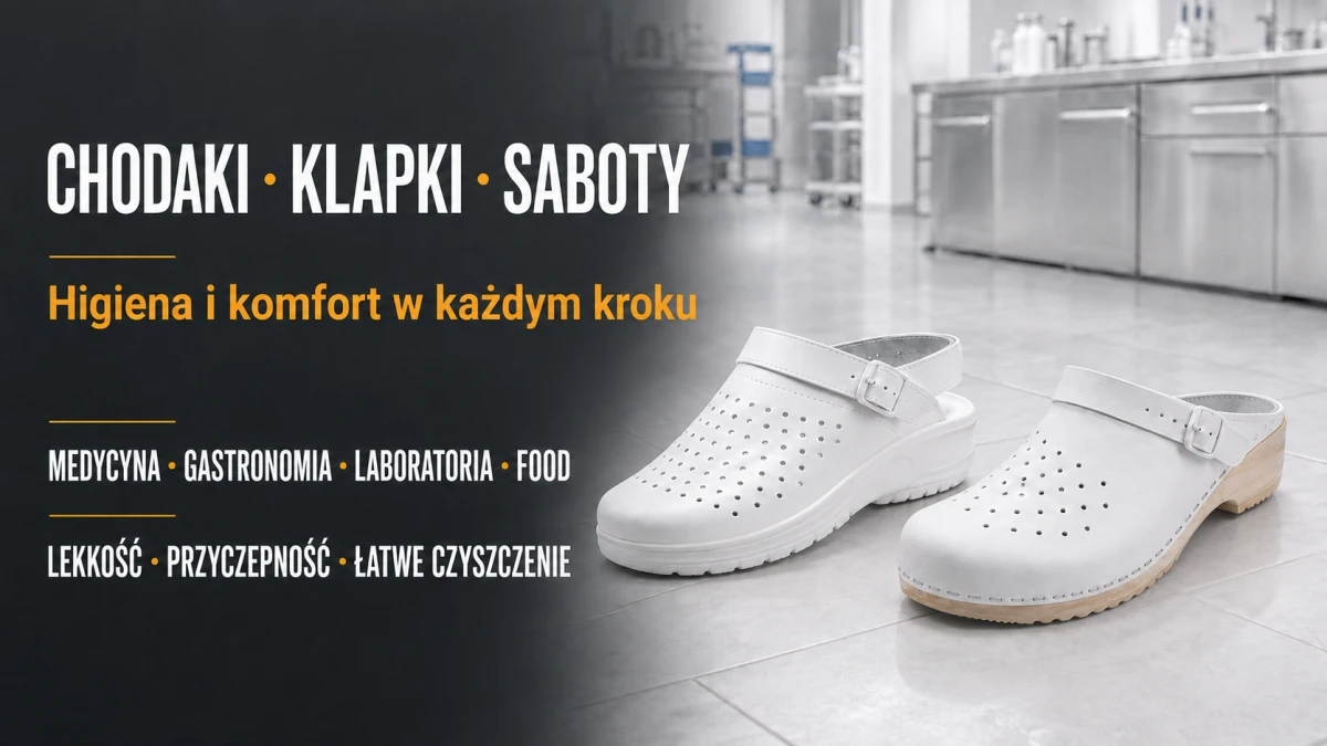 klapki, chodaki, saboty do pracy