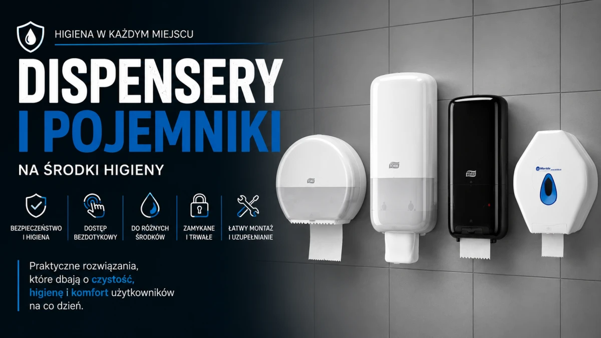 dispensery, dozowniki i pojemniki na mydło