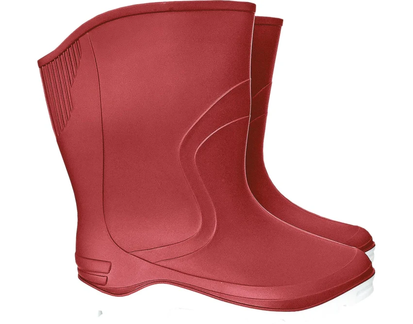 Kalosze damskie Reis RAINBOW czerwone z PCV