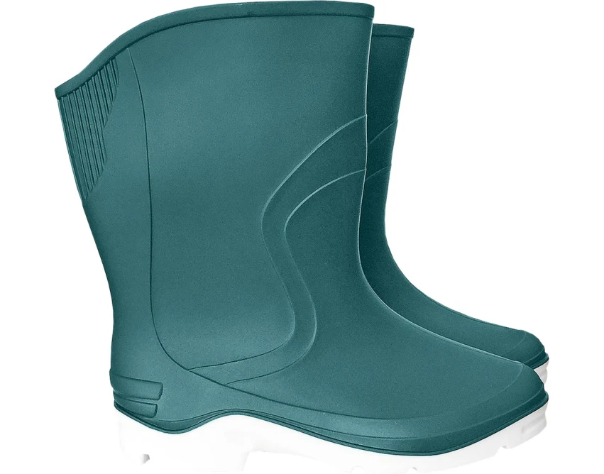 Gumowe buty damskie RainBow Reis ciemnoturkusowe wodoodporne
