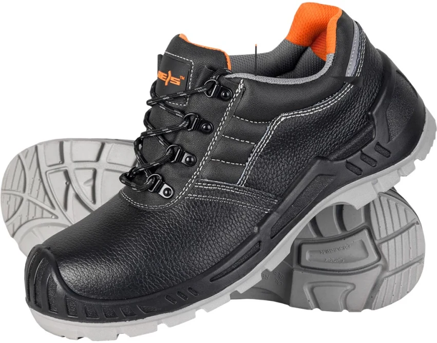 Półbuty robocze Reis TITAN S3 skórzane czarne
