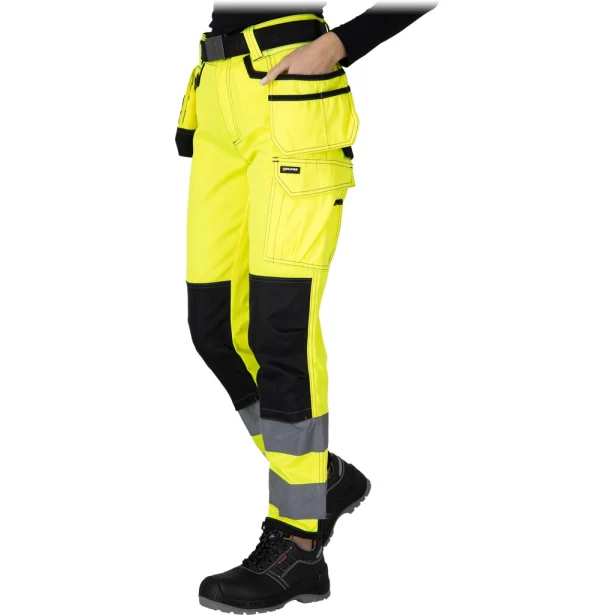 Spodnie robocze damskie L.Hollman WESPE HI-vis