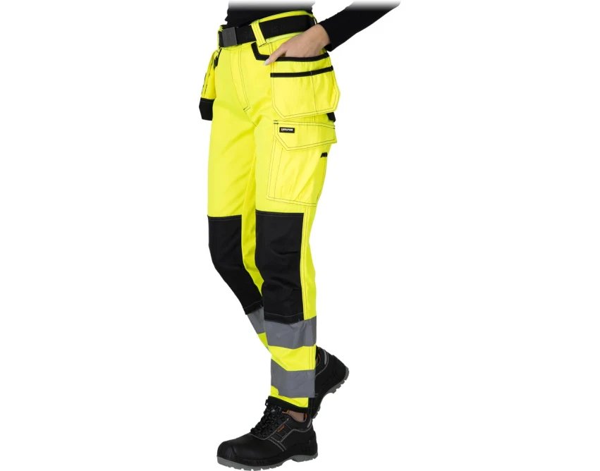 Spodnie robocze damskie L.Hollman WESPE HI-vis