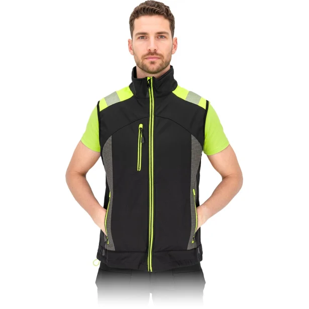 Bezrękawnik roboczy męski L.Hollman softshell