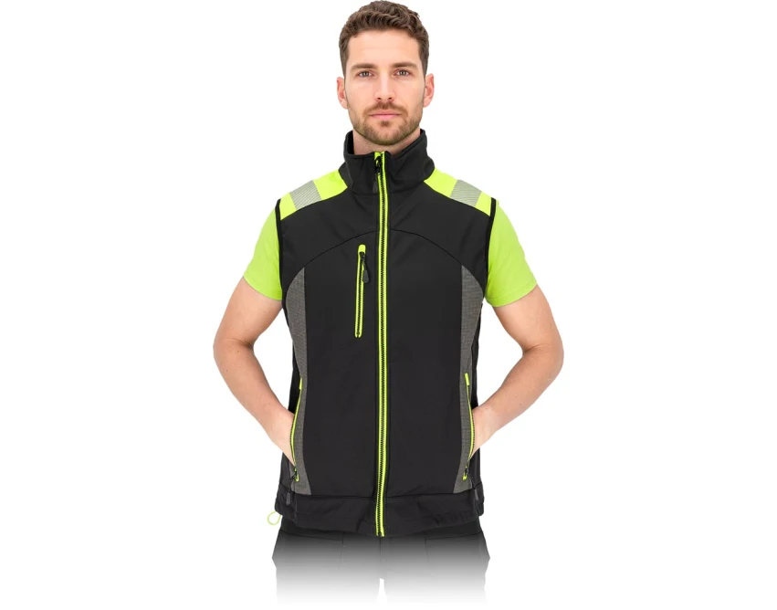 Bezrękawnik roboczy męski L.Hollman softshell