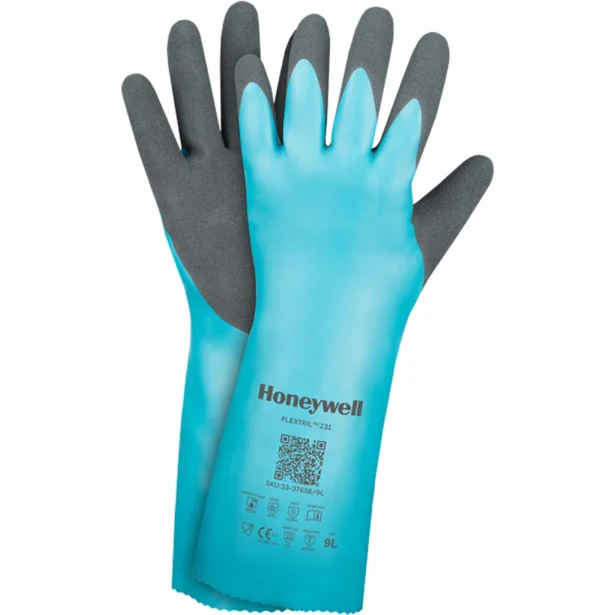 Rękawice ochronne chemiczne Honeywell FLEXTRIL 33-3765E długi mankiet