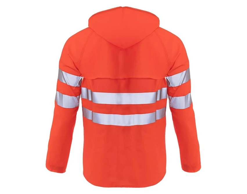 Kurtka przeciwdeszczowa 3/4 Procera Probaltic Fluo Orange odblaskowa
